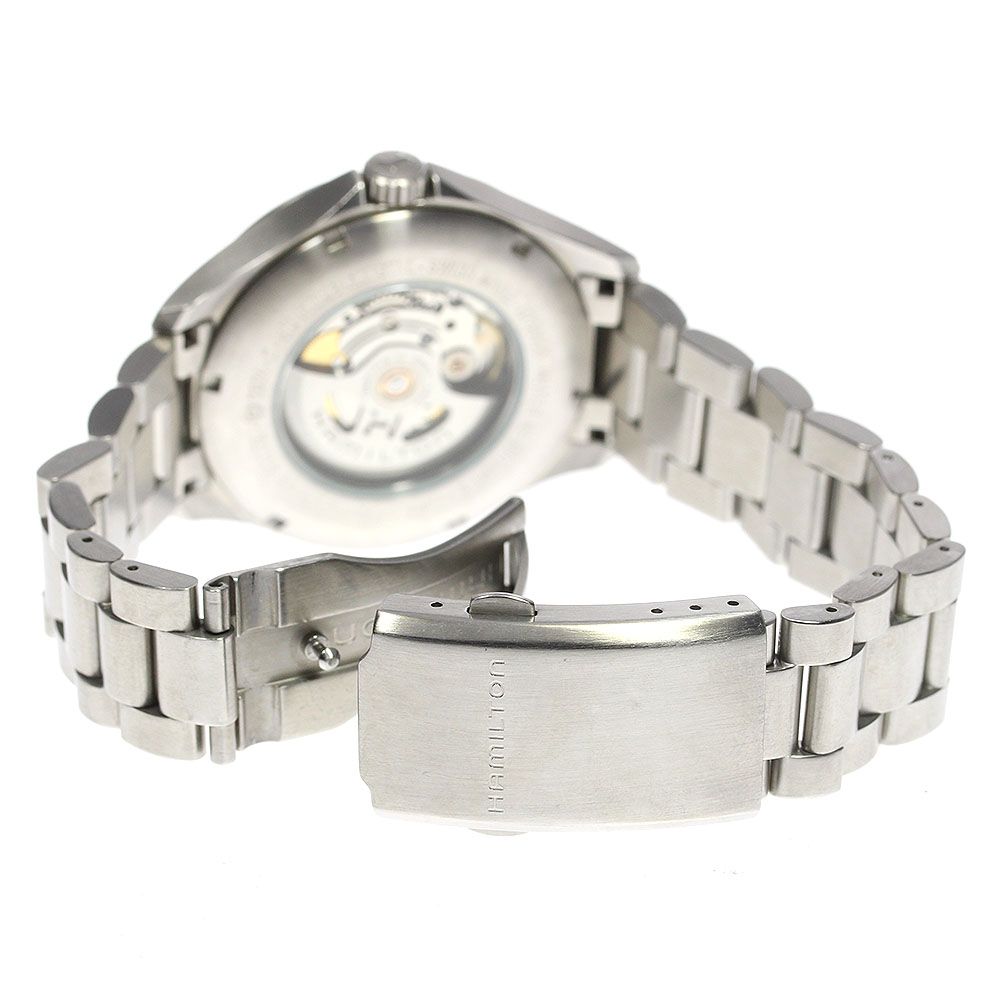 ハミルトン HAMILTON H766650 カーキ デイト 自動巻き メンズ良品_ 