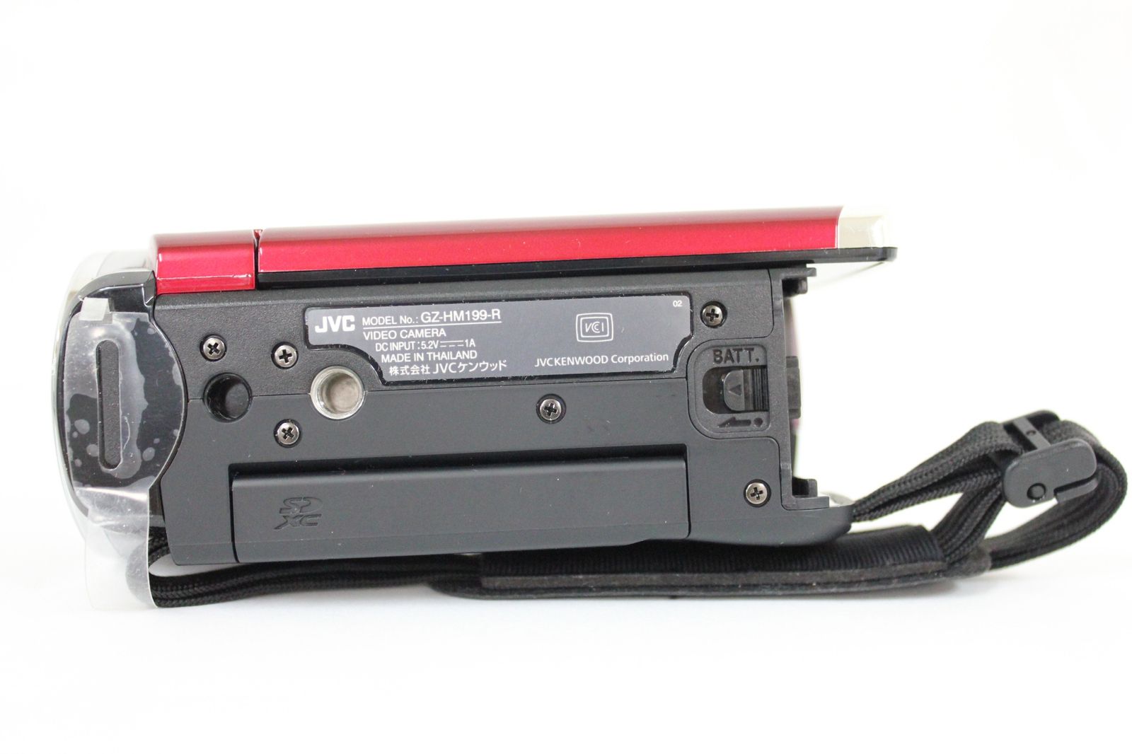 【美品】JVC Everio GZ-HM199 レッド 返品保証】 【録画再生確認済み】JVC Everio GZ-HM199-R レッド