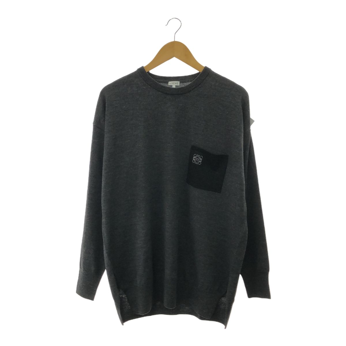 LOEWE ロエベ サイズL ニット セーター 丸首 クルーネック S359Y14K19 