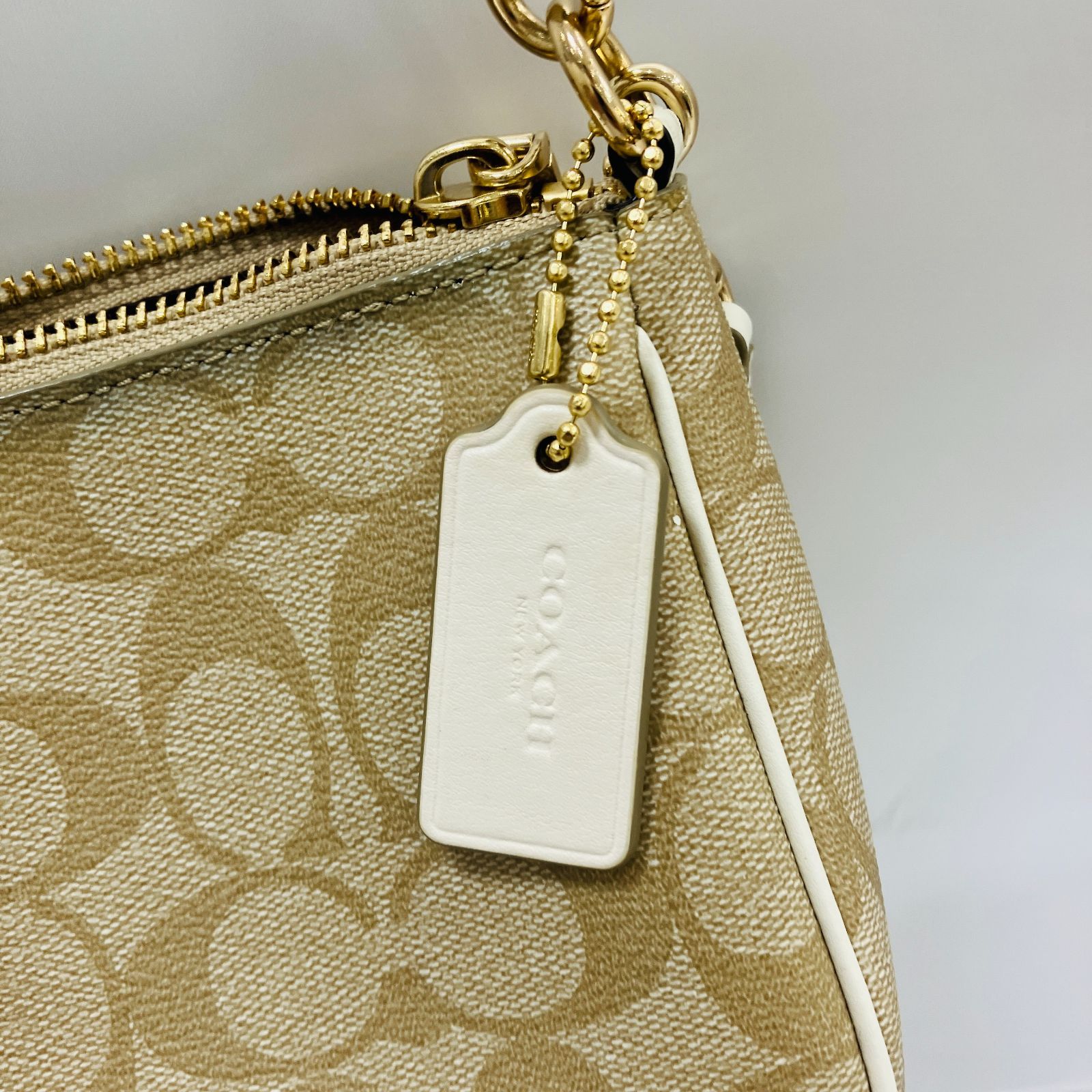 A【COACH】コーチ 2way ショルダーバッグ アクセサリーポーチ