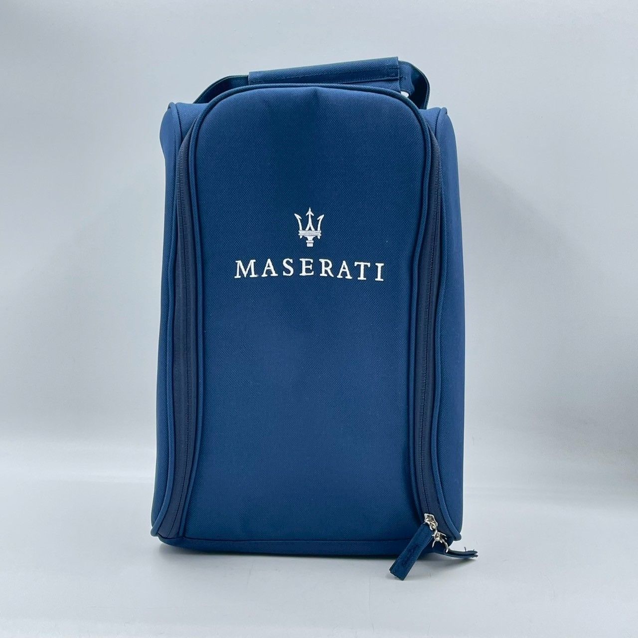 美品 Maserati マセラティ シューズバッグ ネイビー - メルカリ