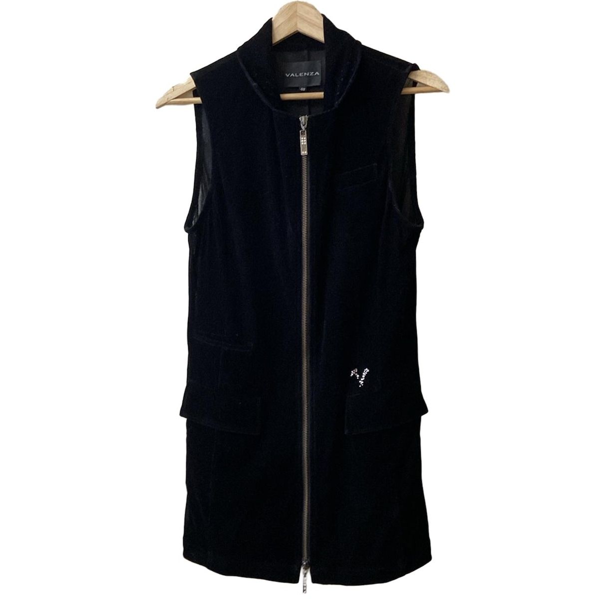 Valenza Sports ブラック ベスト 42 美品 wnc バレンザ VALENZA ダウン