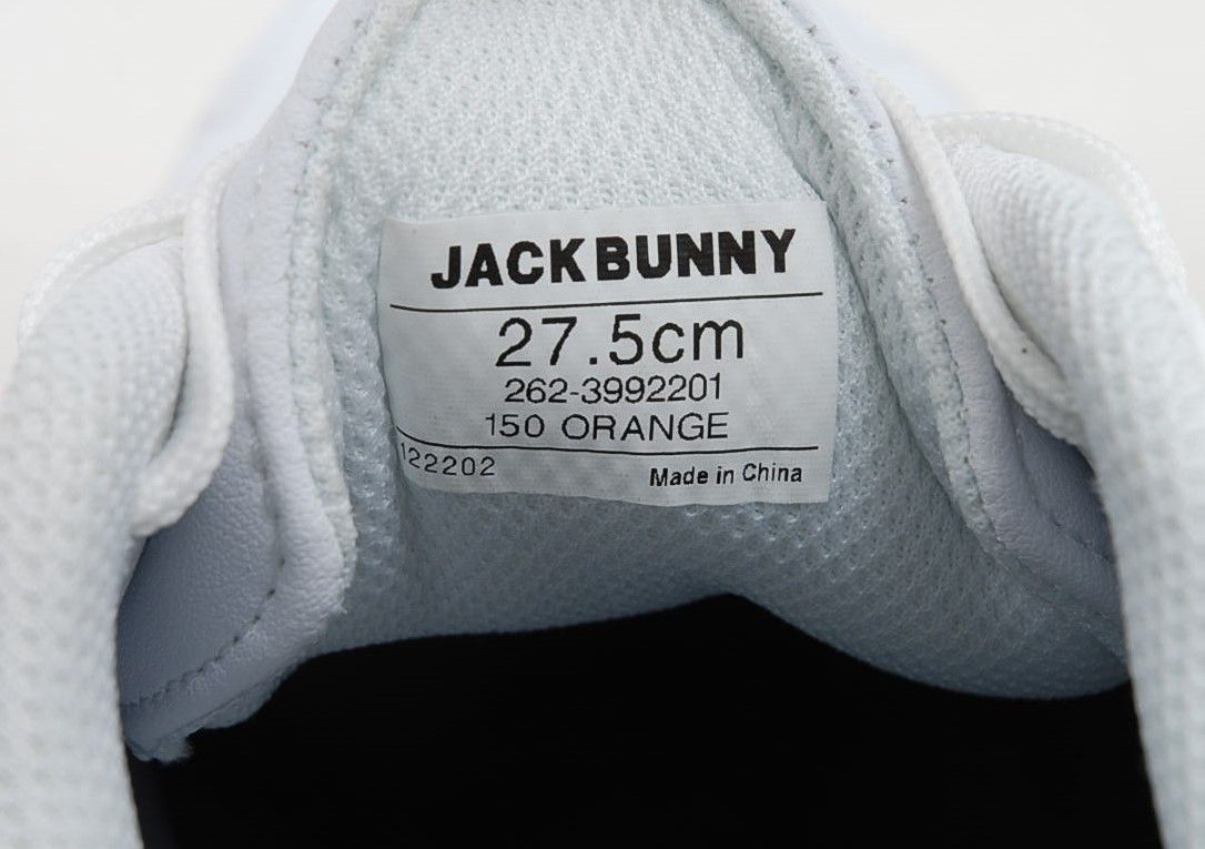中古 ジャックバニー Jack Bunny!! ゴルフシューズ 27.5 ホワイト