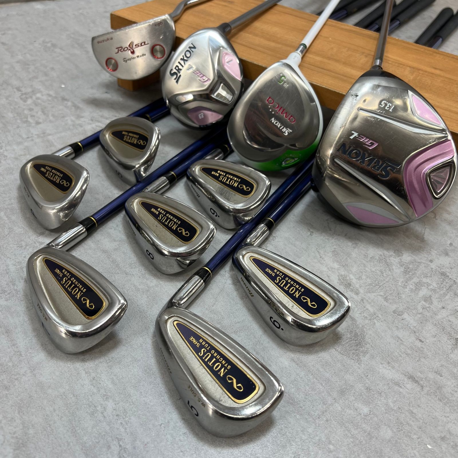 X477 SRIXON スリクソン 他 レディース ゴルフ セット ピンク