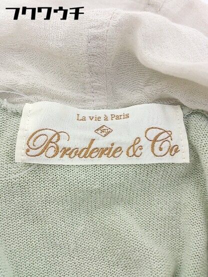 La vie a paris Broderie & Co nano universe カーディガン P