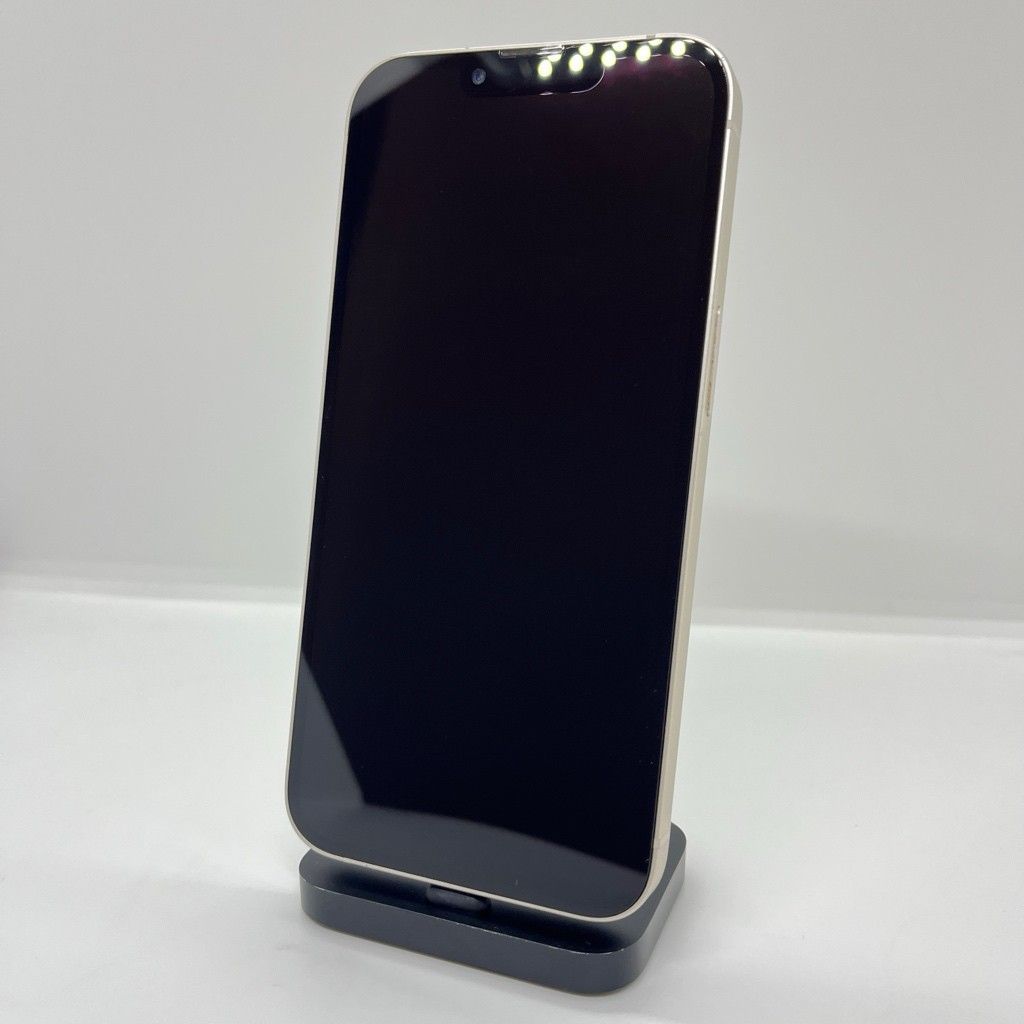 バッテリー iPhone13 128GB スターライト SIMロック解除済み