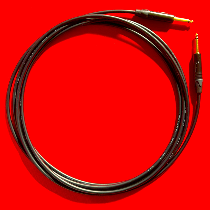 CANARE GS-6 Guitar Cable with Neutrik Gold Plated Plug SS 4m