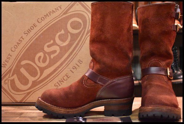 Wesco ウエスコ BOSS ボス エンジニアブーツ バーガンディ 7.5E Wesco ウエスコ BOSS ボス エンジニアブーツ バーガンディ 7.5E