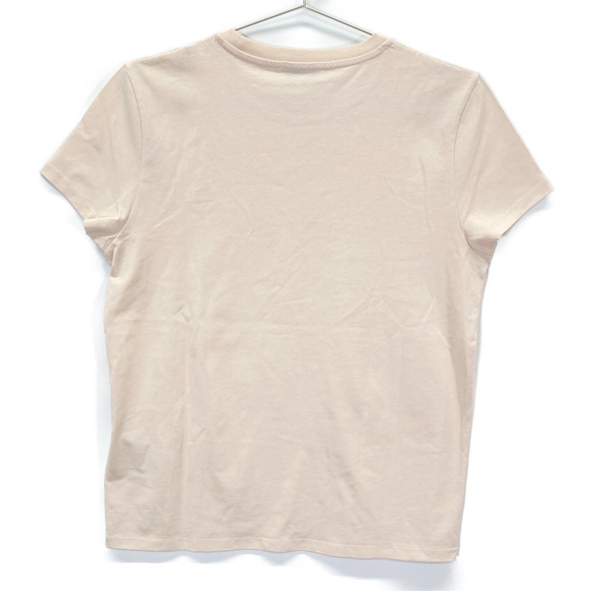 MONCLER モンクレール ﾍﾞｰｼﾞｭ ｺｯﾄﾝ ﾛｺﾞﾜｯﾍﾟﾝ Tｼｬﾂ 14A