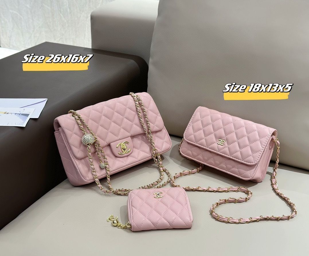 極美品】CHANEL シャネル ショルダーバッグ 財布 3点セット