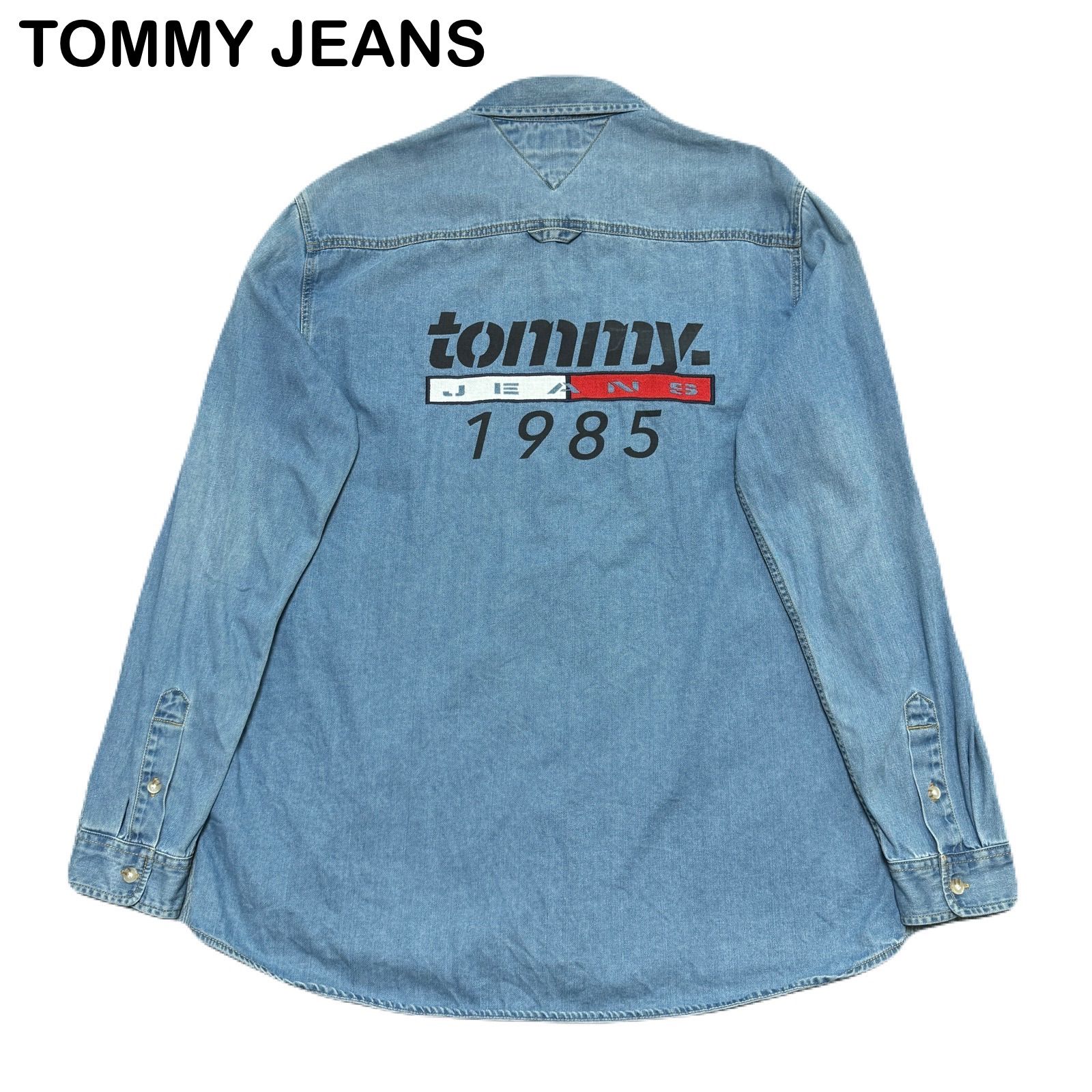 TOMMY HILFIGER ビッグロゴデニムジャケットXL