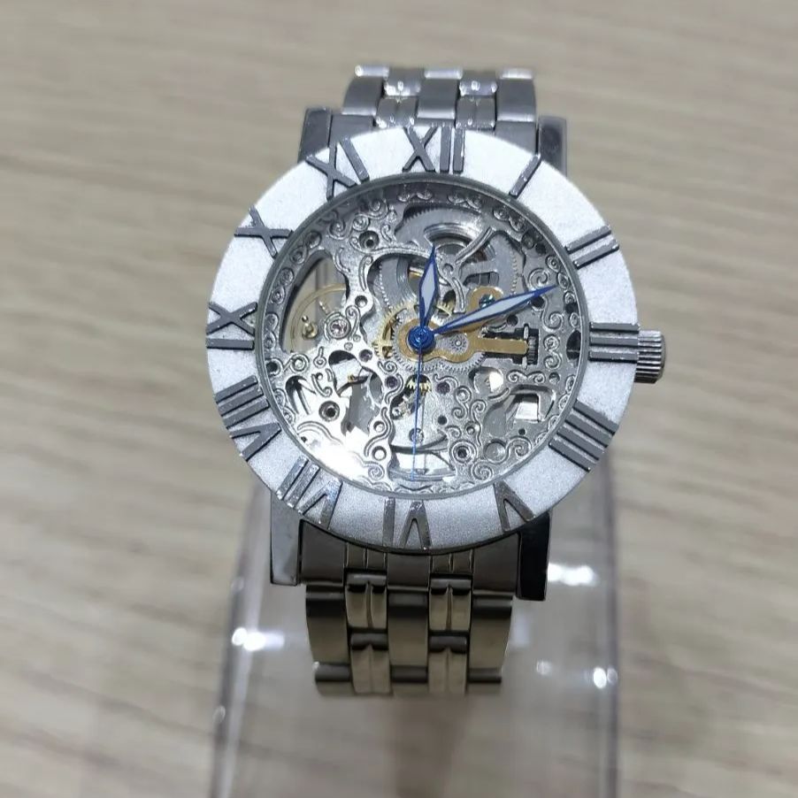 MIchel Jurdain スケルトン時計 自動巻き ミッシェルジョルダン - メルカリ