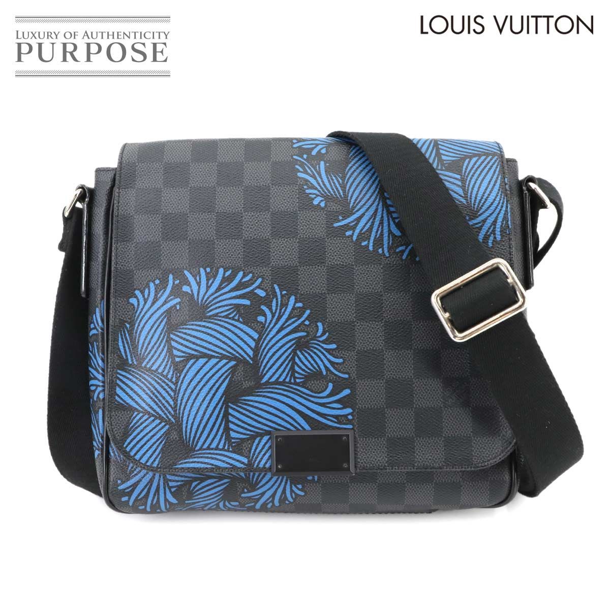 ルイ ヴィトン LOUIS VUITTON ダミエ グラフィット クリストファー ネメス ディストリクト PM ショルダー バッグ N41714 90297422