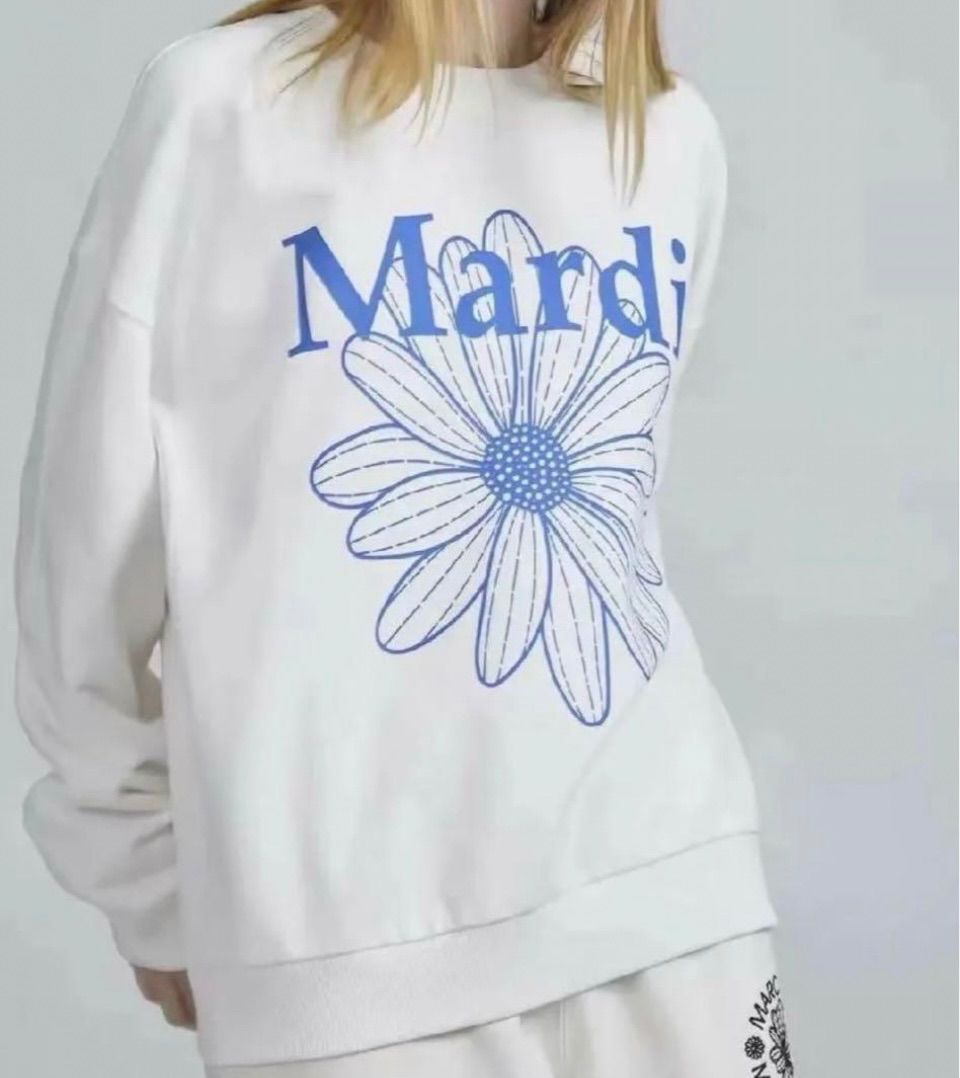 Mardi Mercredi フラワープリント トレーナー代官山限定