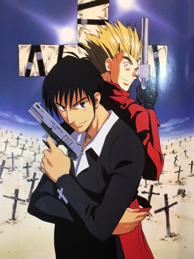 徳間書店 TRIGUN ART BOOK (帯付) ロマンアルバム Trigun Artbook 初版