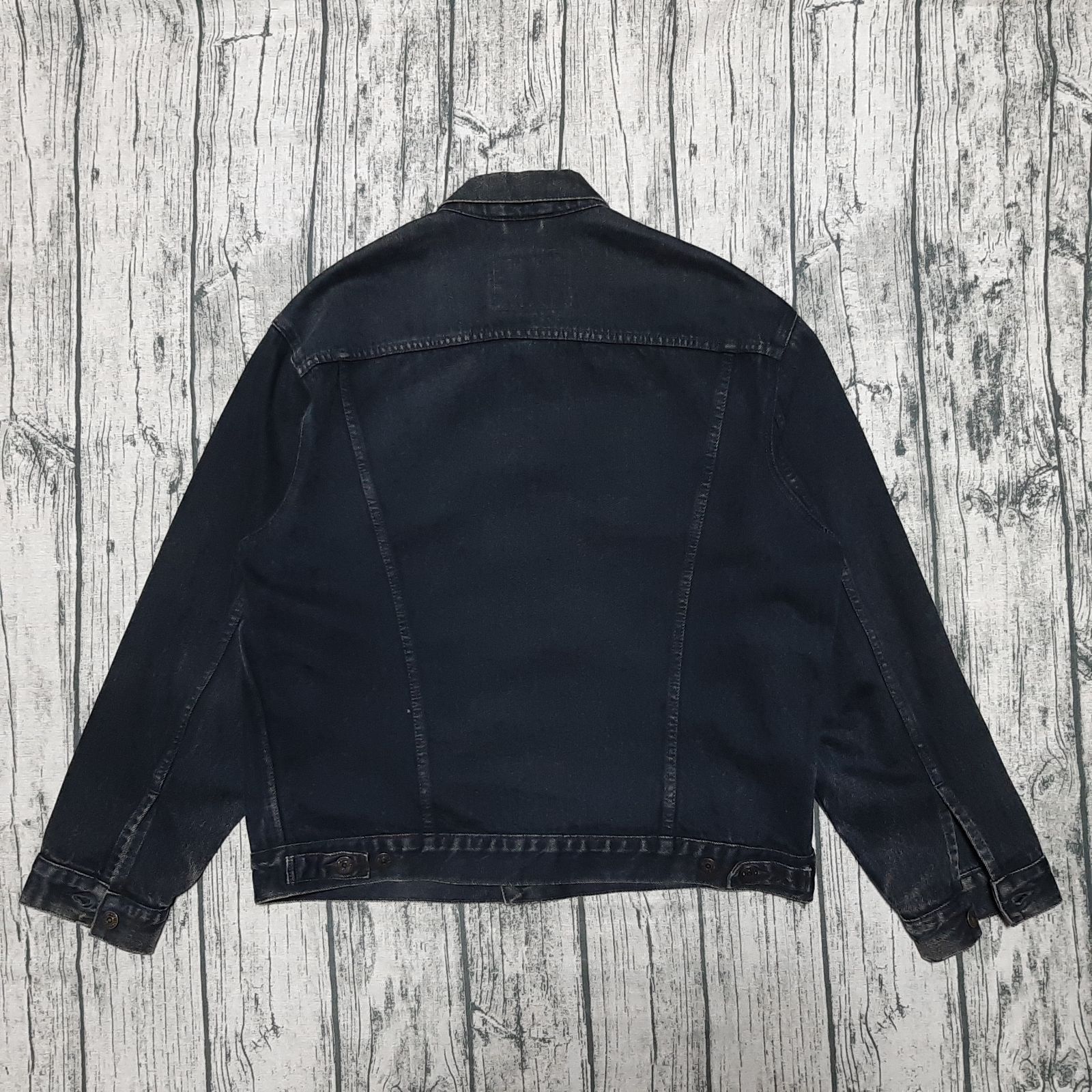 ビンテージ 93年2月 ユーロ リーバイス 70503 02 後染め ブラックL ビンテージ 93年2月 ユーロ リーバイス 70503 02 後染め ブラックL 93