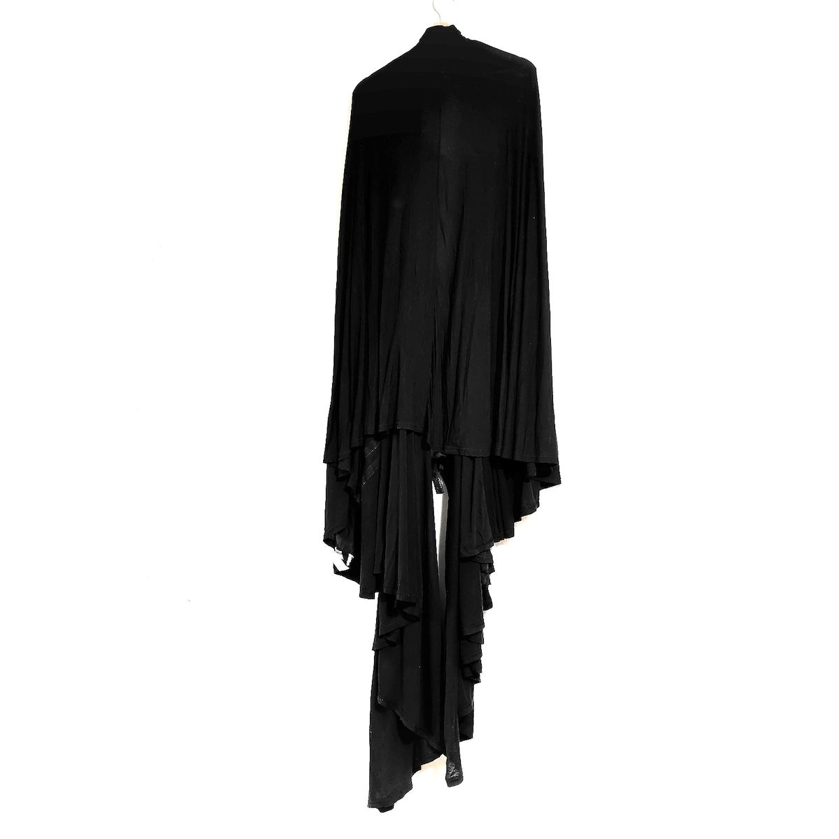 Y-3 ワイスリー ポンチョ サイズXS ユニセックス - 黒×白 秋 春