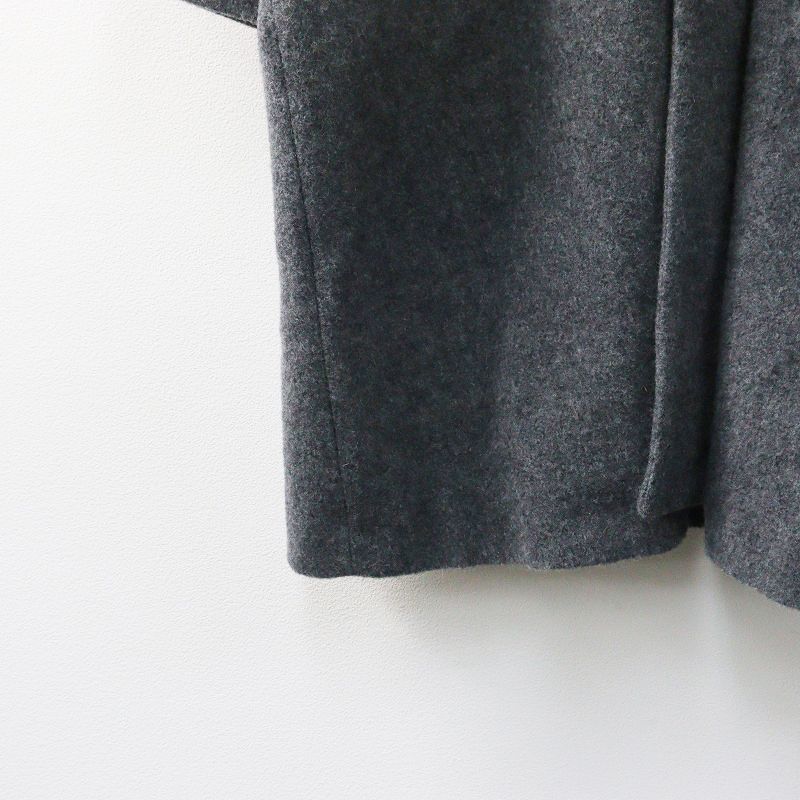 定番 定価4.4万 ヴェリテクール Veritecoeur ST-125 ウールシングルロングコート F｜グレー トップス 羽織り アウター 2400014647525 NICORILABO_COM