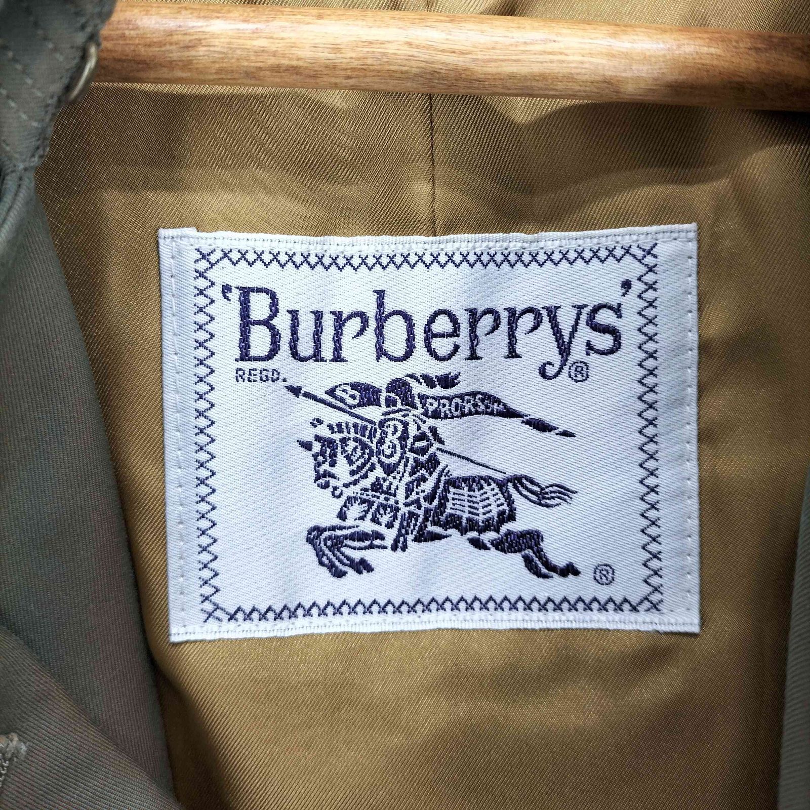 バーバリーズ BURBERRYS ノバチェックライナー付玉虫色トレンチコート