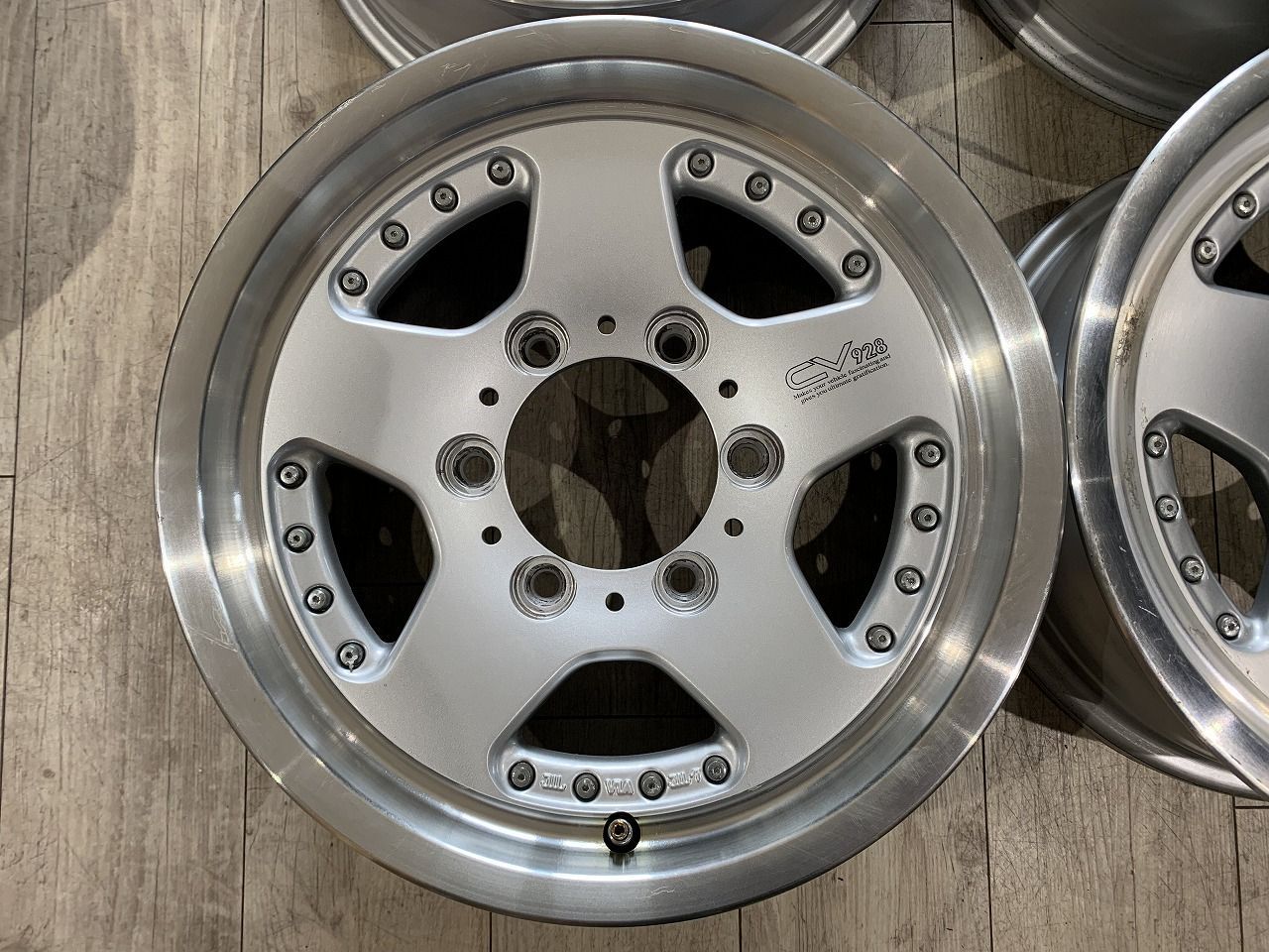 2506048】BRIDGESTONE CV928 スポークホイール 15インチ 6J +25 PCD139 