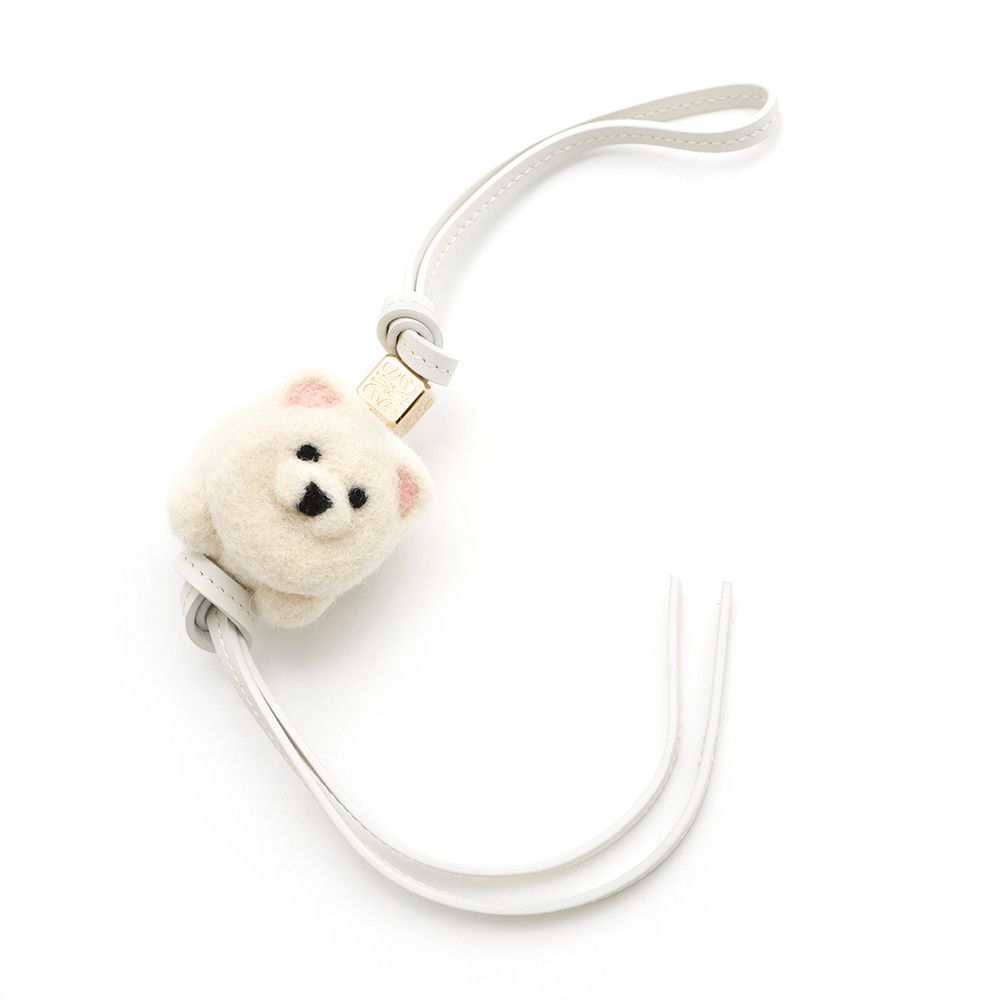 ロエベLOEWEバッグチャーム　チャウチャウ犬ダイス付き　６月初旬まで掲載予定 ロエベLOEWEバッグチャーム チャウチャウ犬ダイス付き 6月初旬