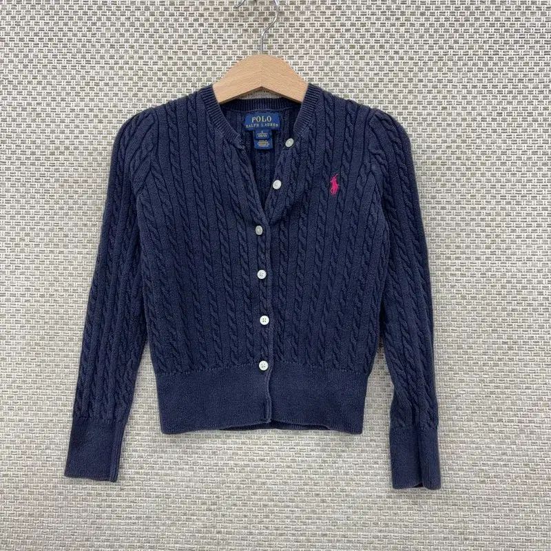 ラルフローレン　６　120 未使用　ジャケット　カーディガン ポロ Ralph Lauren(ラルフローレン) キッズ ネイビー