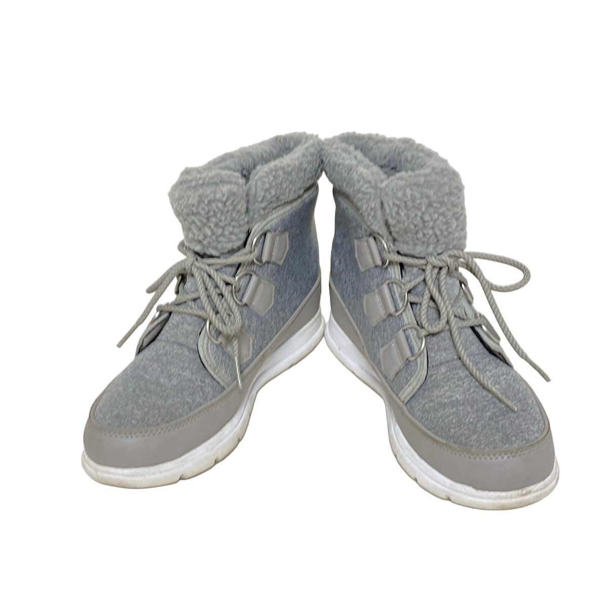 SOREL ソレル ショートブーツ 24 レディース - グレー インソール取外し可