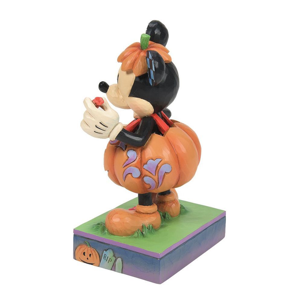 ディズニー ミッキー パンプキン ミニー ブラックキャット セット ハロウィン 飾り フィギュア ジムショア Mickey Pumpkin Costume Minnie Black Cat Costume JIM SHORE 正規輸入品 置物 インテリア