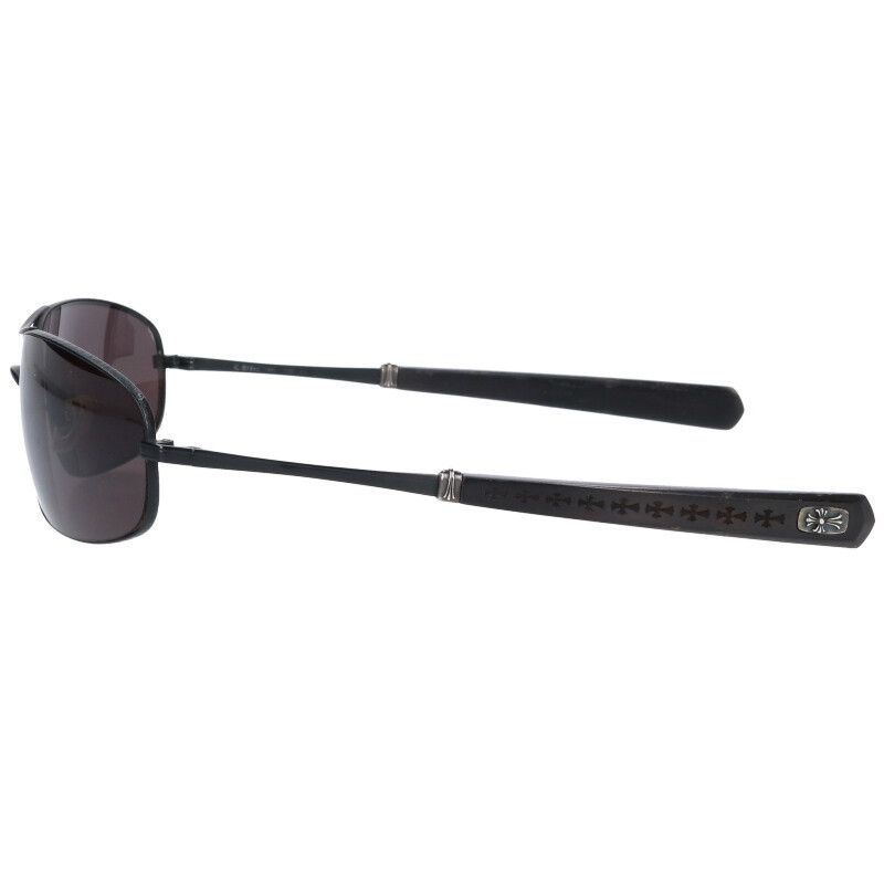 クロムハーツ SKYSAW III エボニーテンプルメタルフレームサングラス  