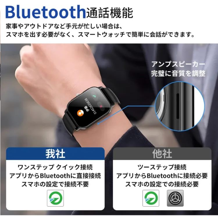 【限定半額】ブレスレット スマートブレスレット Bluetooth接続 アクセサリー