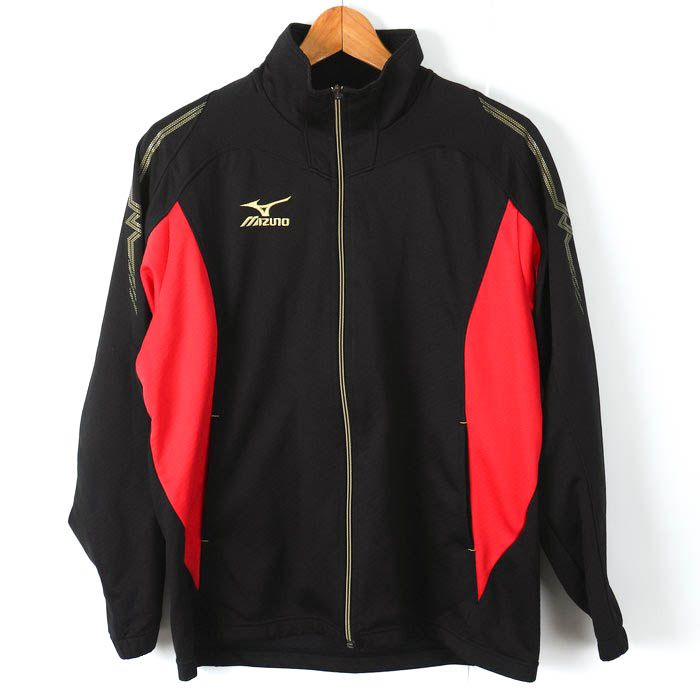 ミズノ ジャージ 長袖 フルジップ スポーツウエア トップス 黒 メンズ Mサイズ ブラック Mizuno 【中古】 - メルカリ