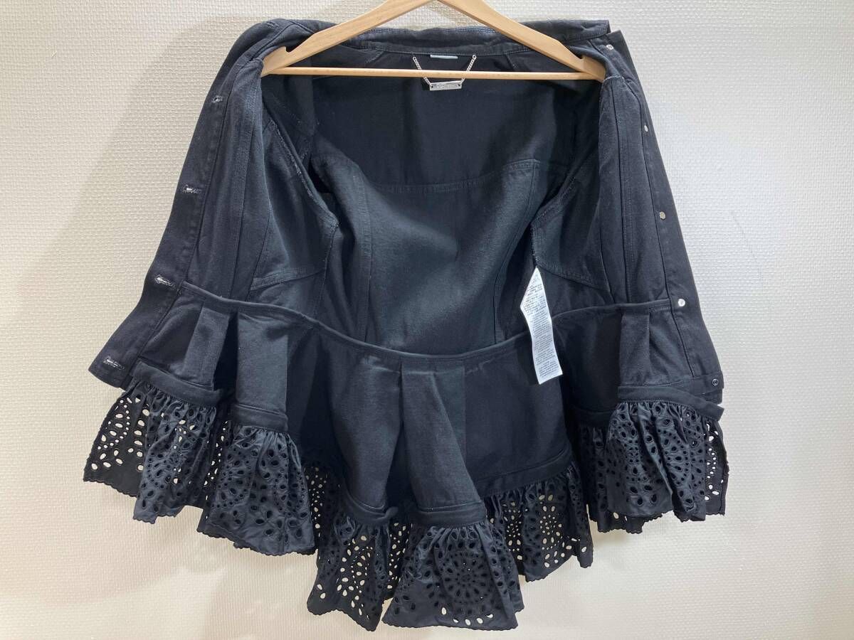 ALEXANDER McQUEEN デニムジャケット デニムペプラムジャケット