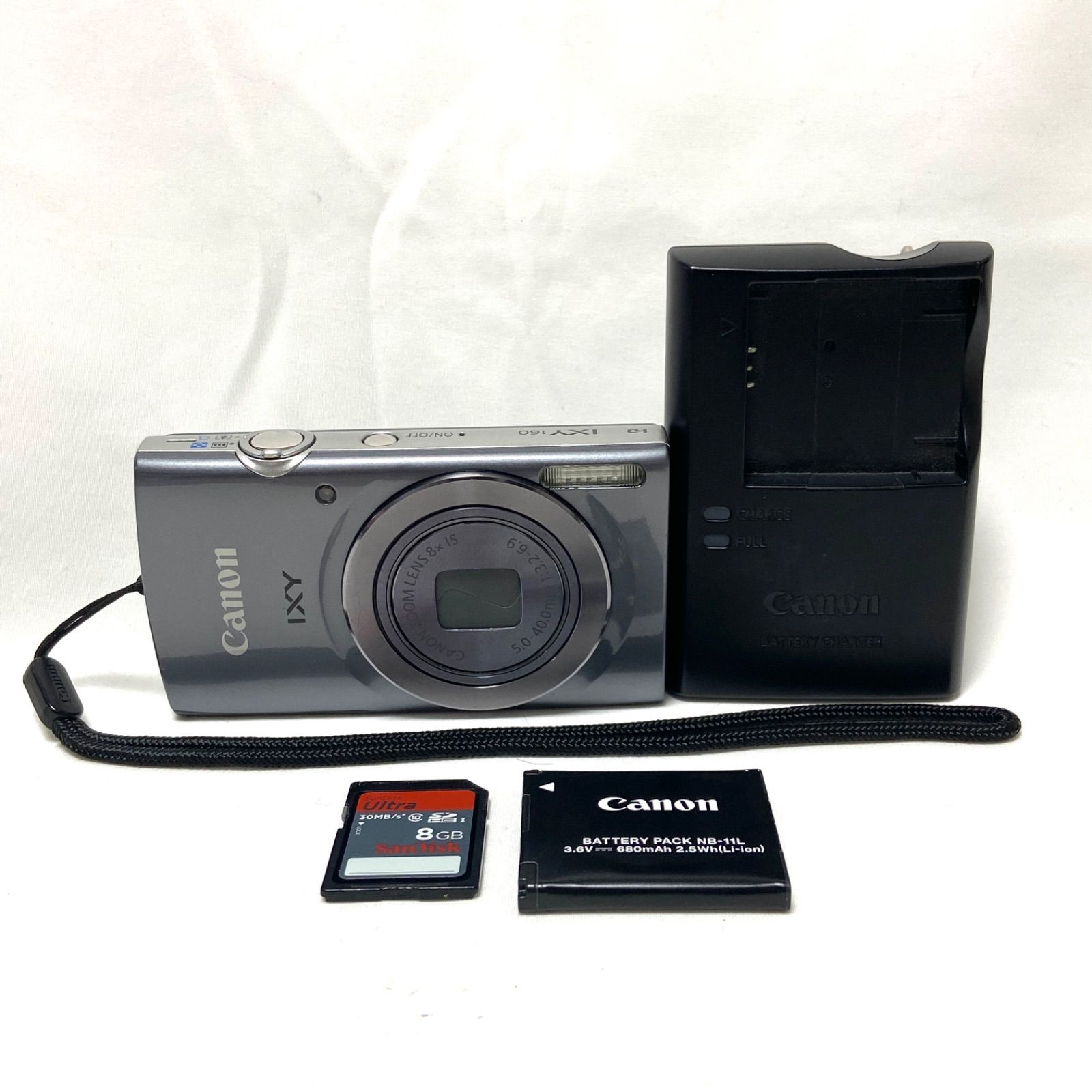 Canon IXY 160 シルバー PC2196 キャノン イクシィコンパクトデジタル