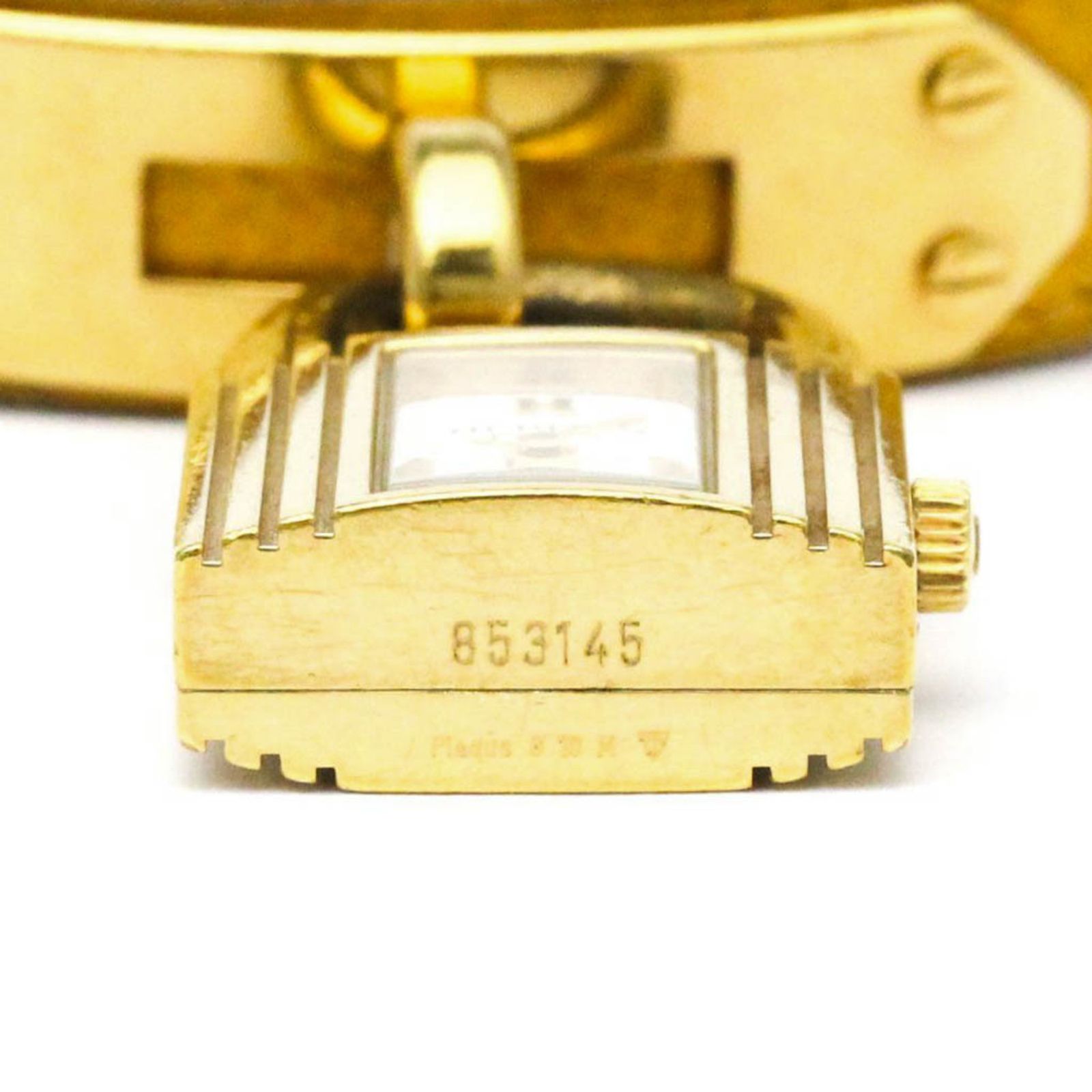 エルメス (HERMES) ケリーウォッチ ゴールドプレート レザー