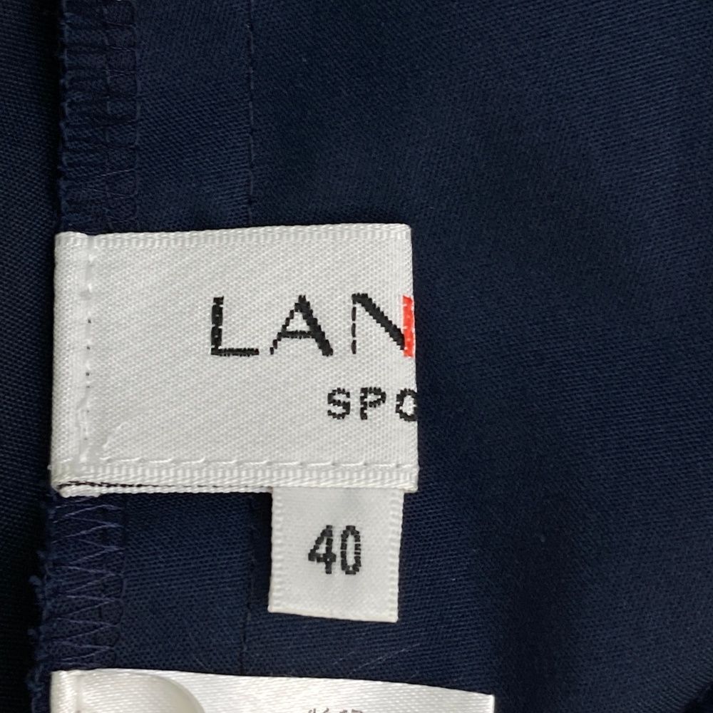 サイズ：40 LANVIN SPORT ランバン スポール ラップ スカート ネイビー