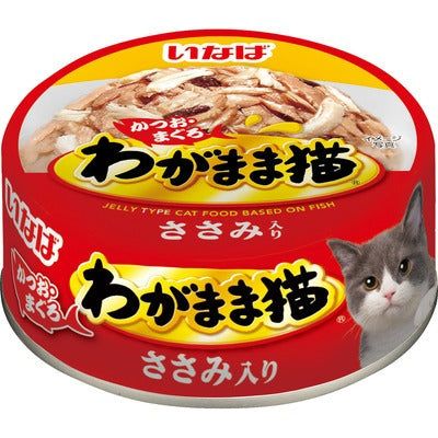 いなば わがまま猫 ささみ入り かつお まぐろ 115g×48缶