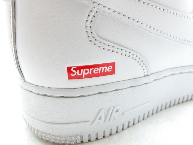 SUPREME×NIKE AIR FORCE 1 MID SP WHITE サイズ26.5cm FZ8784-100 箱  