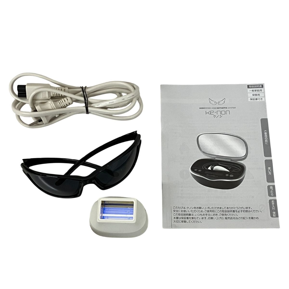 エムテック NIPL-2080 KE-NON 光美容器 脱毛器 Ver.8.6J 製 ブラック 美容 T10526873