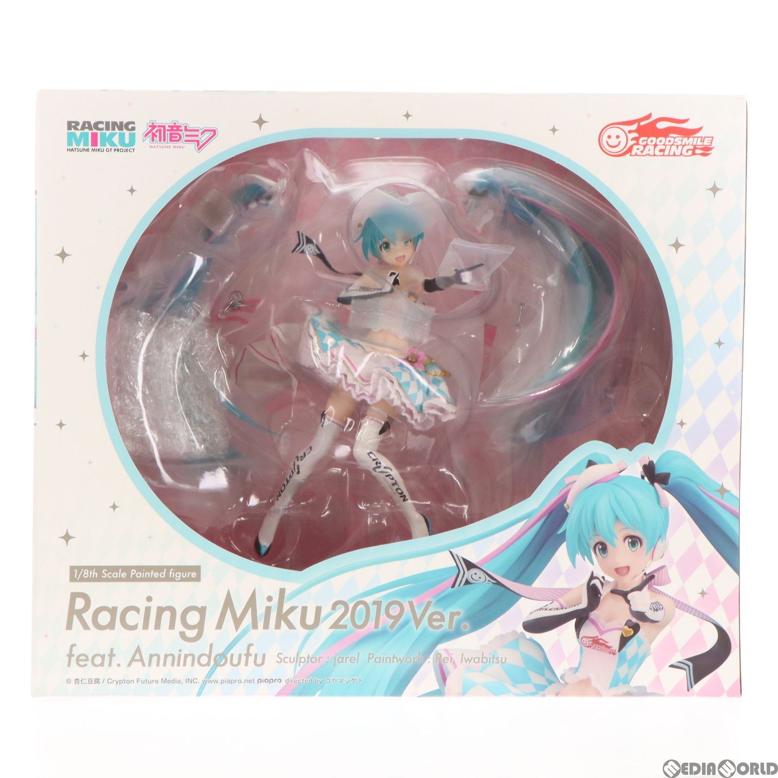レーシングミク 2019Ver. feat.杏仁豆腐 初音ミク GTプロジェクト 1/8 完成品 フィギュア グッドスマイルレーシング