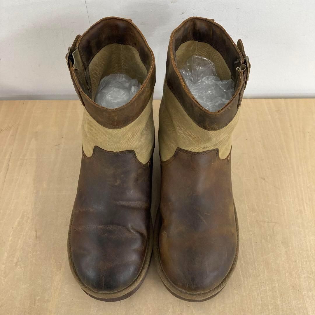 UGG アグ レザー ショートブーツ 23.5cm キャンバス 1005608K 