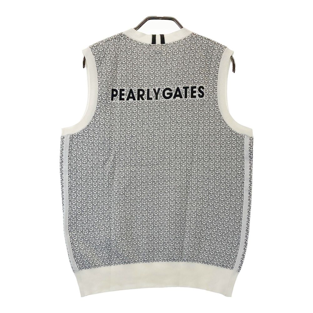 サイズ：4 PEARLY GATES 最高 パーリーゲイツ Vネック ニットベスト