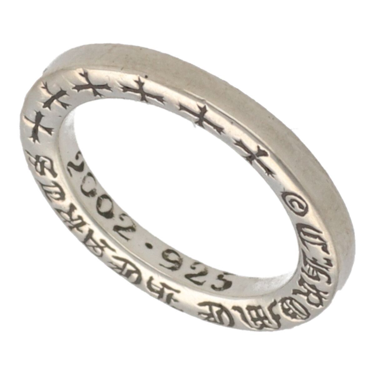 中古】 CHROME HEARTS クロムハーツ NTFLリング 5.5号 SV925 シルバー 