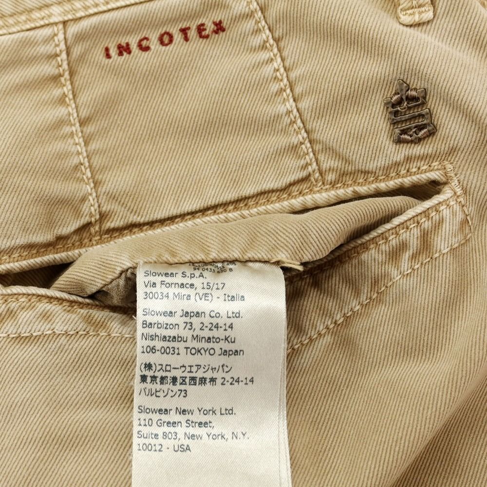 INCOTEX】 ベージュ チノパン コーデュロイ 中古】インコテックス