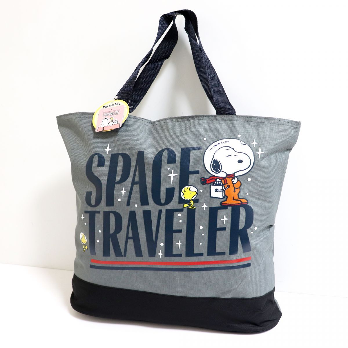 ★スヌーピー ピーナッツ SNOOPY PEANUTS 新品 高品質 BIG 大きい カジュアル トート バッグ BAG [SNOOPYBAGGRY1N] 一 六★QWER★