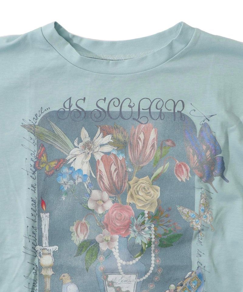 tシャツ 552203：レトロな貴婦人モチーフ柄 切替プルオーバー レディース 楽天市場】is scolar イズスカラー 552203：レトロな貴婦人