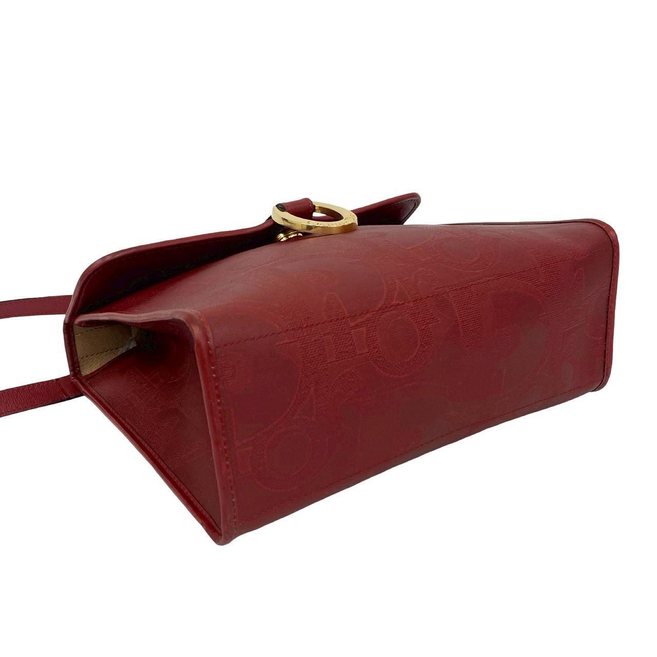 極 美品 Christian Dior クリスチャンディオール ロゴ 金具 トロッター