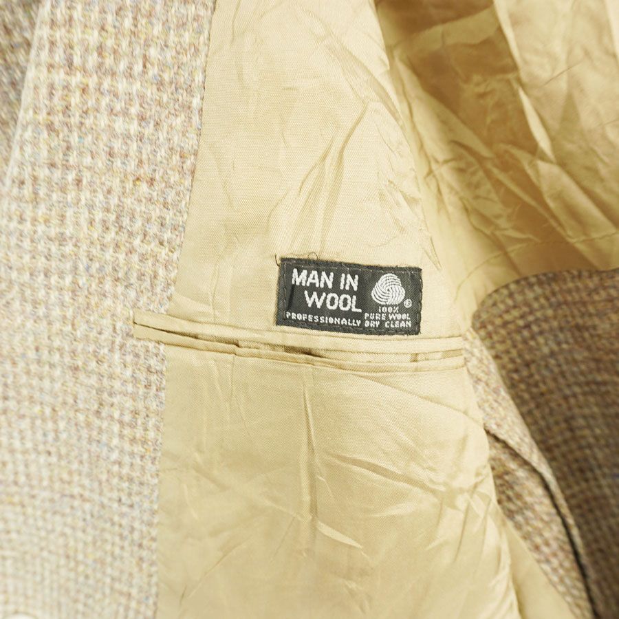 Harris Tweedハリスツイードジャケットウールテーラードジャケット