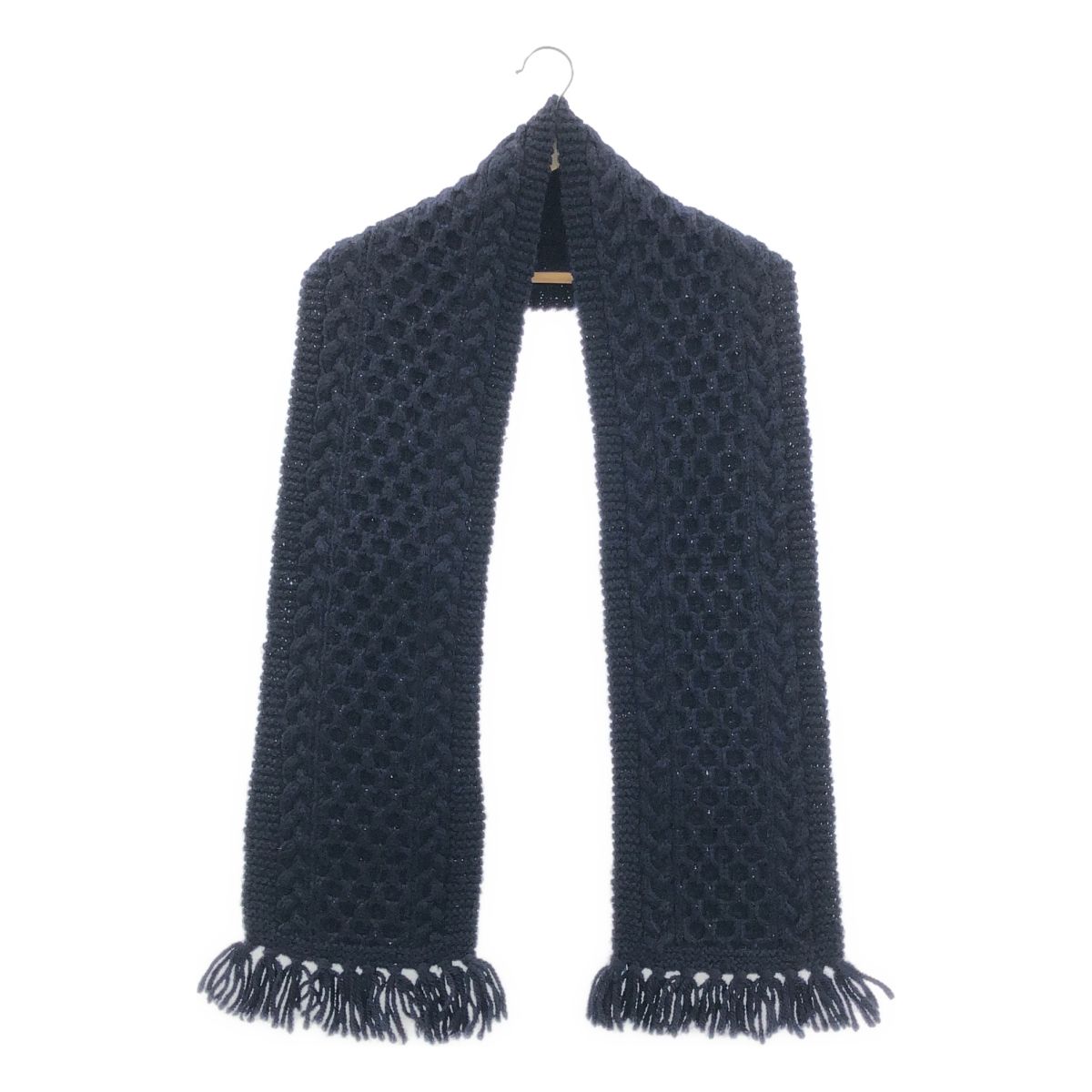 INVERALLANマフラー 超美品)INVERALLAN 手編みマフラー INVERALLAN