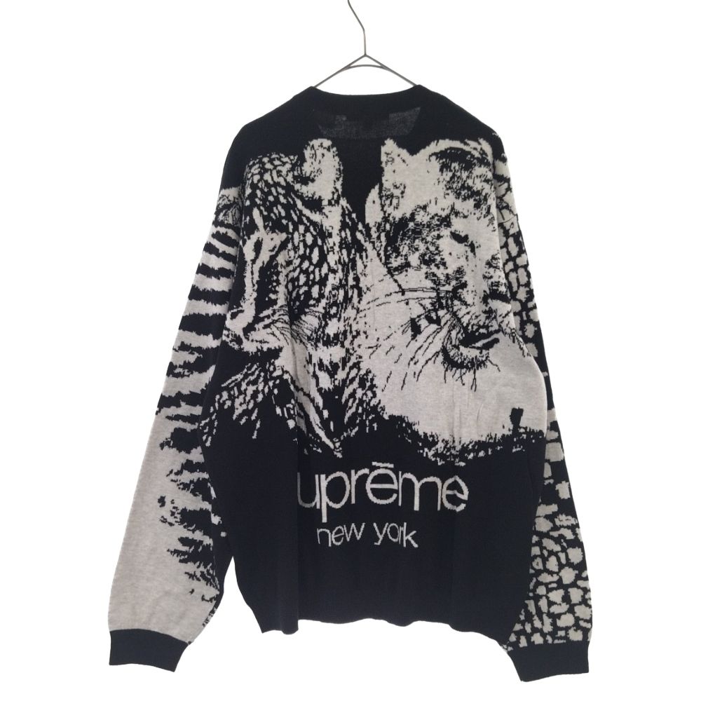 SUPREME (シュプリーム) 23SS Big Cats Jacquard L/S Top ビッグ