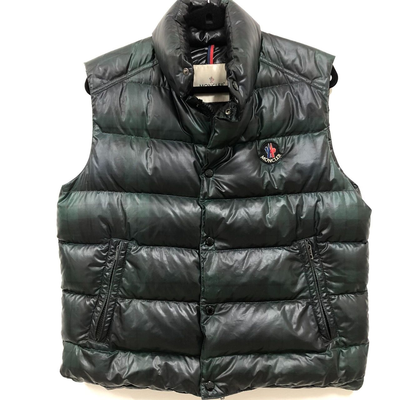 モンクレール MONCLER CORBIER チェック柄 ダウンベスト 1点限り!!】MONCLER モンクレール CORBIER コルビエール